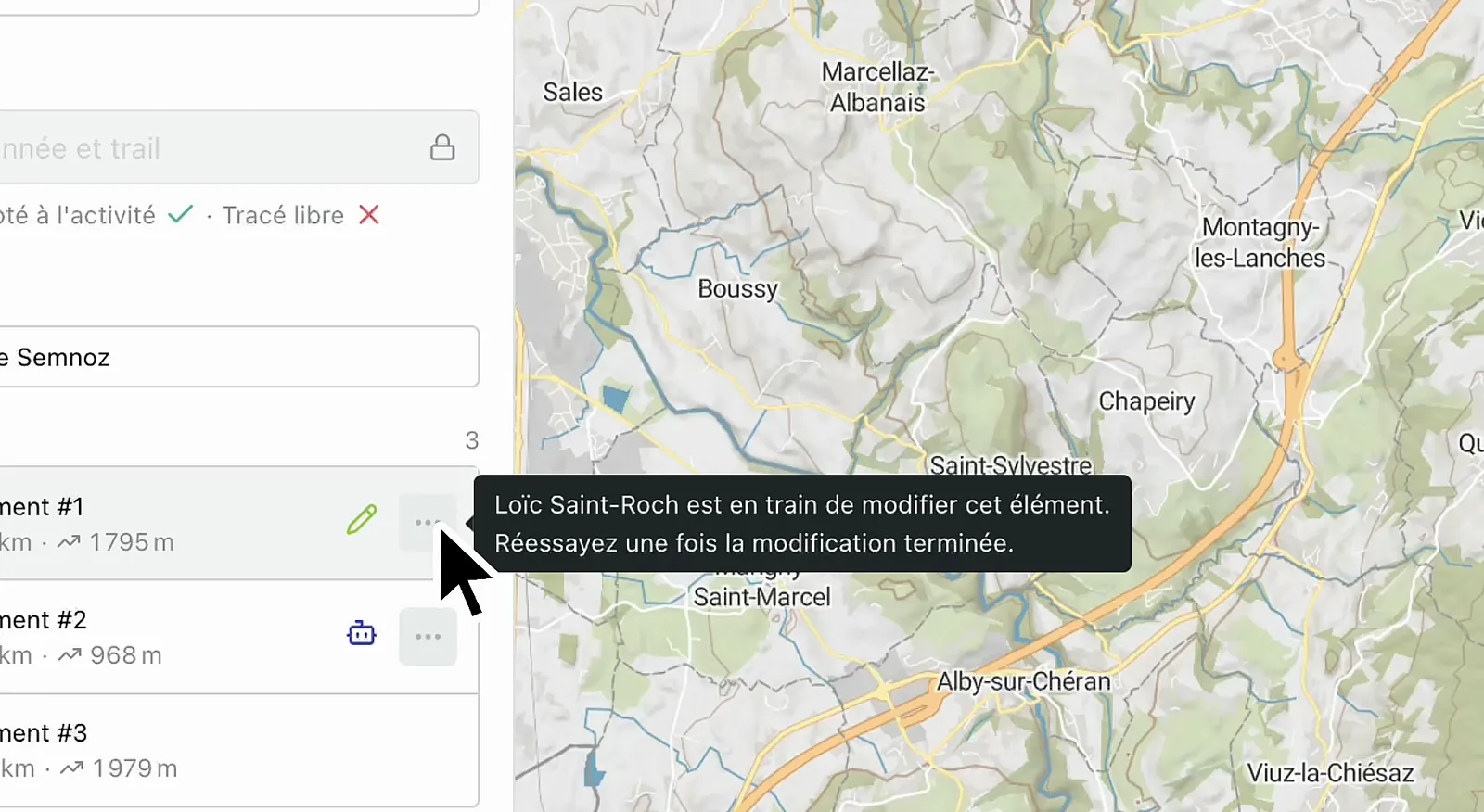 Your whole crew edits the same course at once. Every change lands live, with no conflicts and no overwrites.